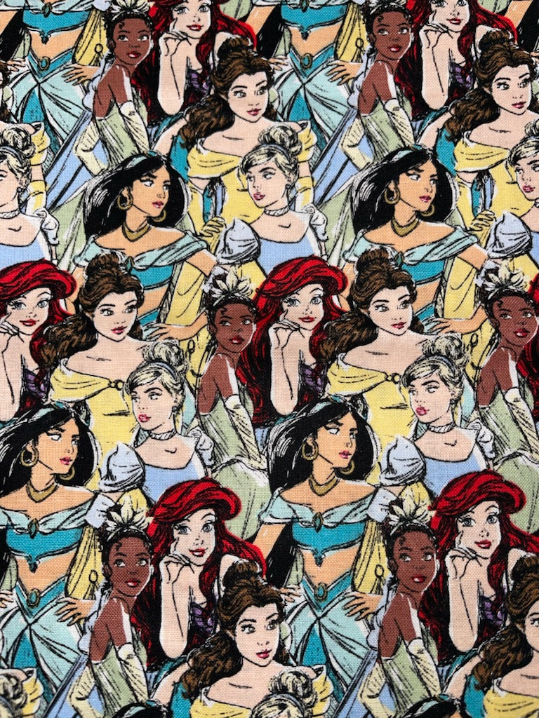 Disney Princesses Key Chain Made from Licensed Disney Fabric from TikTok Live