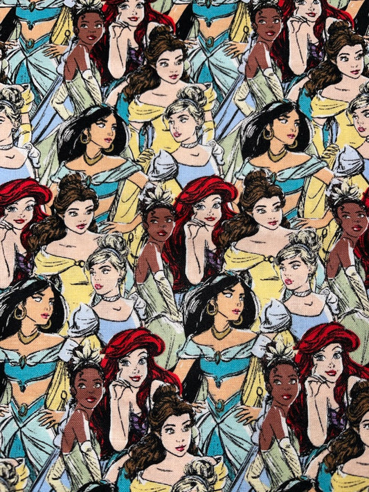 Disney Princesses Key Chain Made from Licensed Disney Fabric from TikTok Live