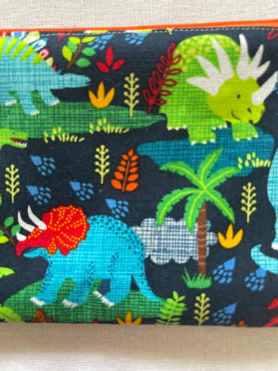 Colorful Dinosaur Pencil Case