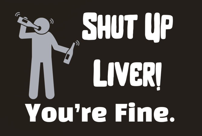 Shut Up Liver Coozie