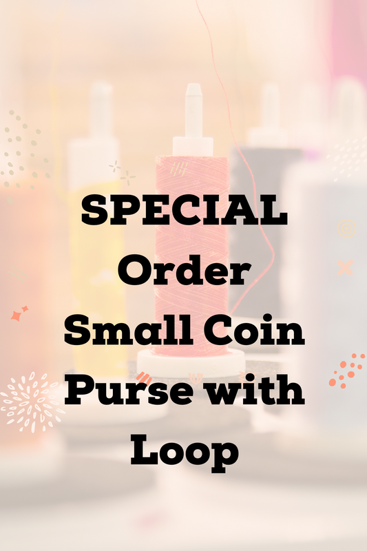 Small Coin Purse with Loop