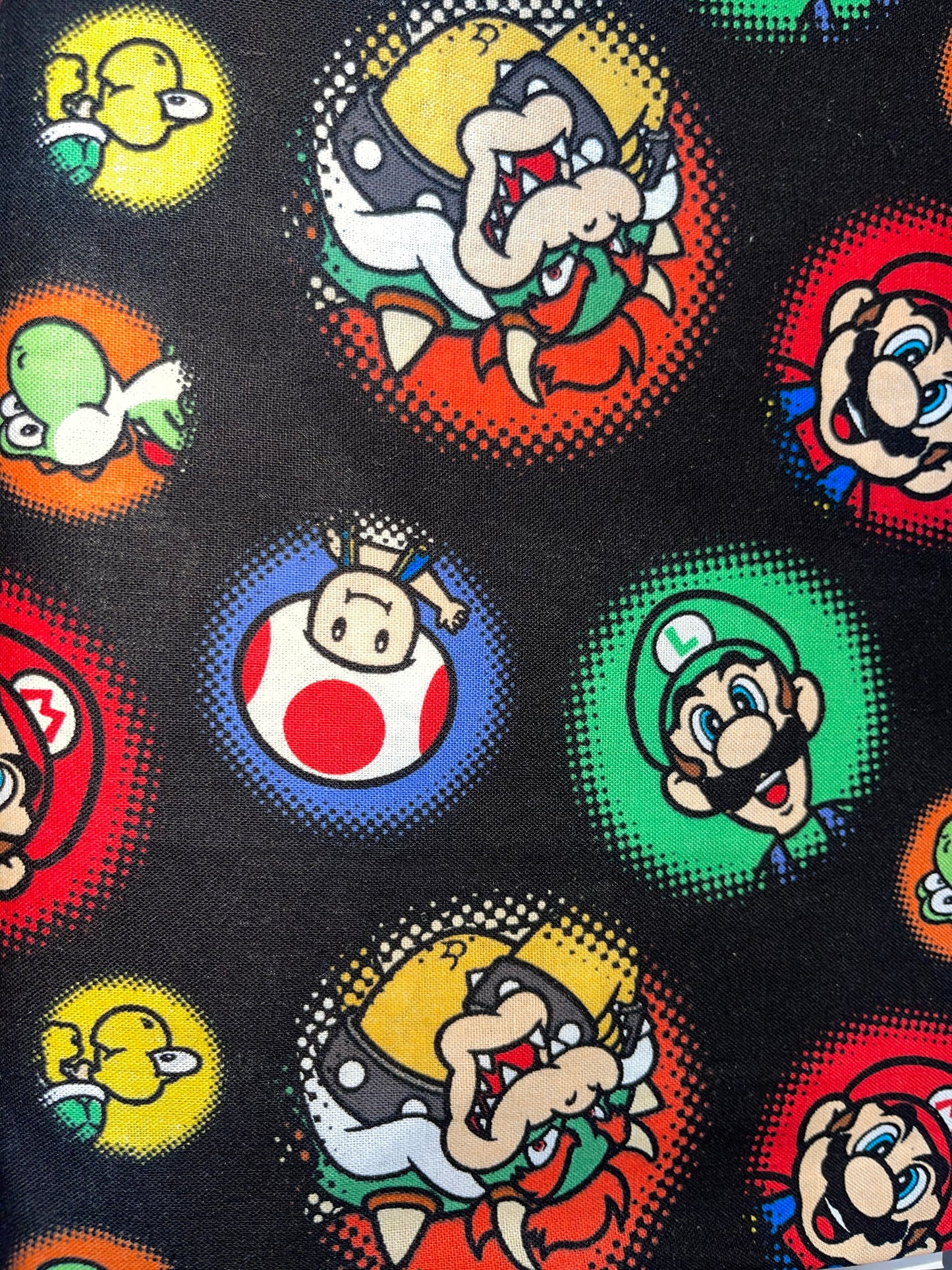 Super Mario Pencil Case Made from Licensed Super Mario Fabric