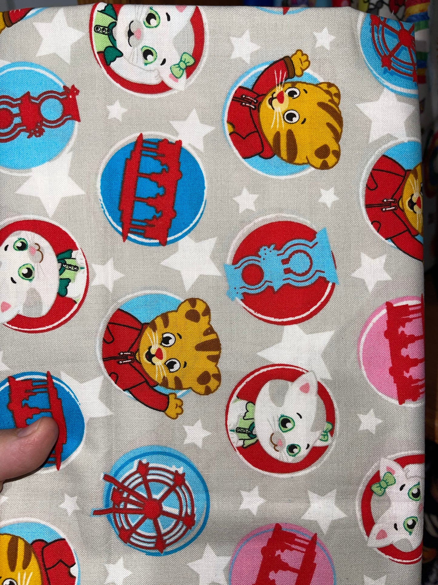 Daniel Tiger Pencil Bag Made From Licensed Daniel Tiger Fabric