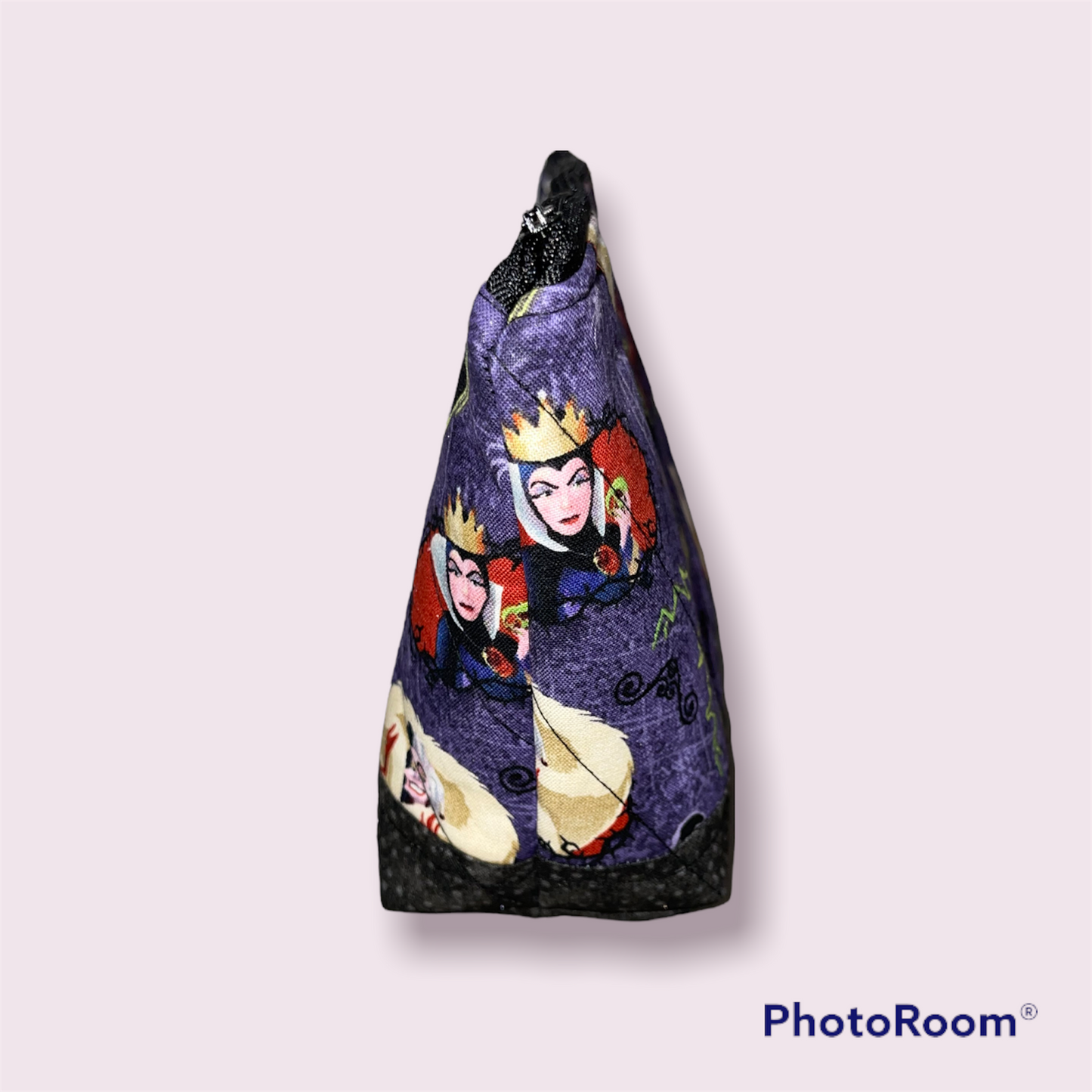 Lady Villains Make Up Bag and Coin Purse Set made from Licensed Disney Fabric