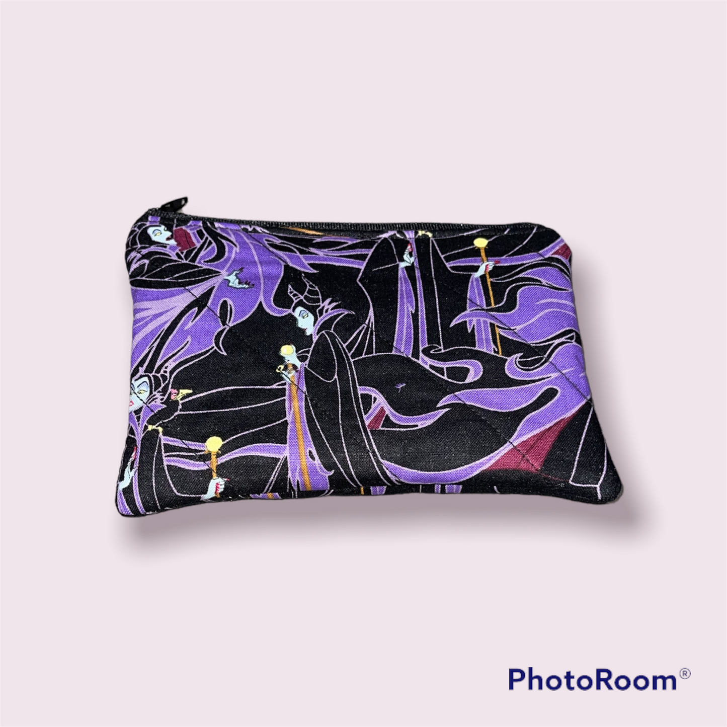 Evil Queen Make Up Bag and Coin Purse Set made from Licensed Disney Fabric