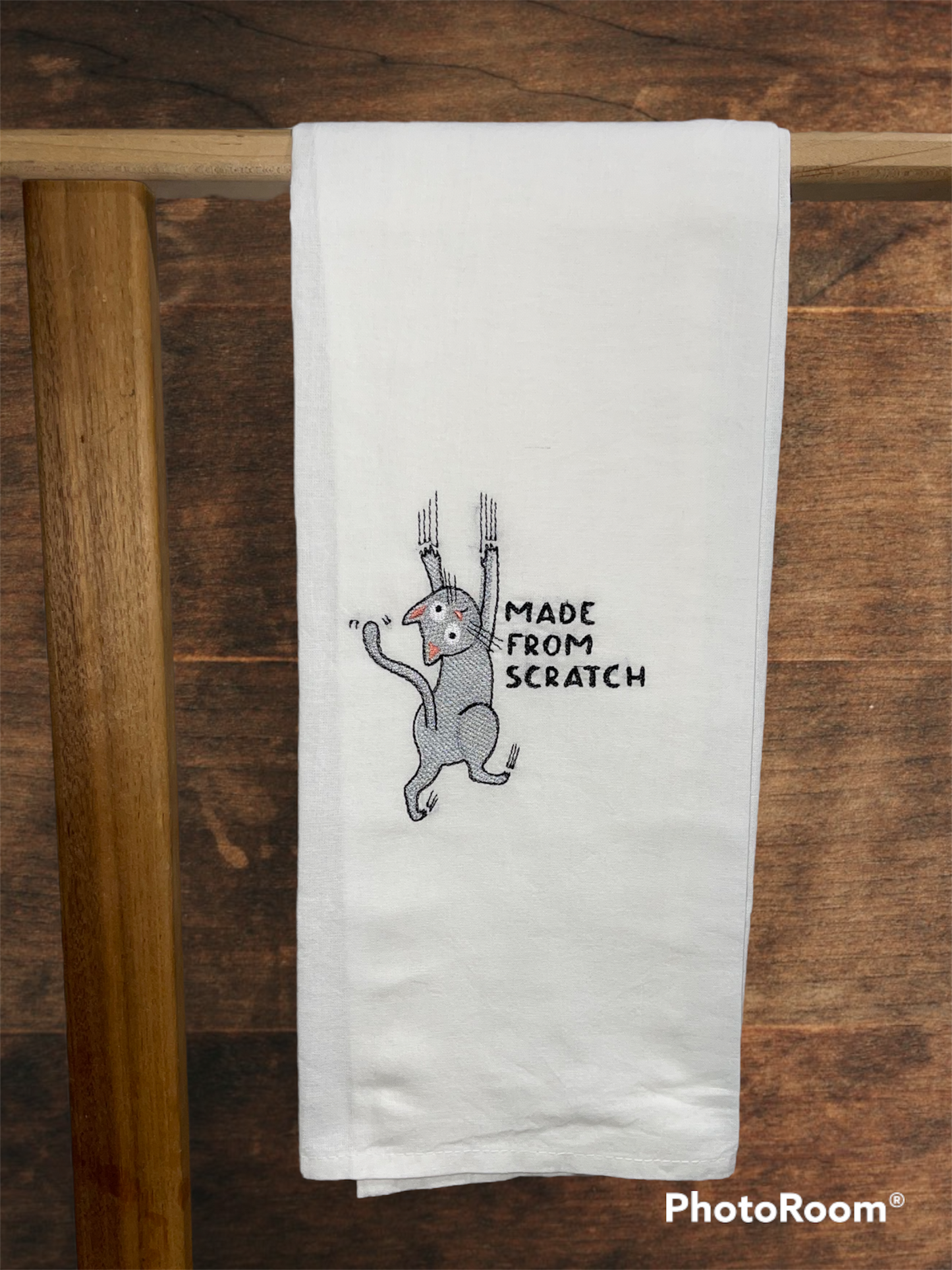 Made from Scratch Embroidered Kitchen Towel