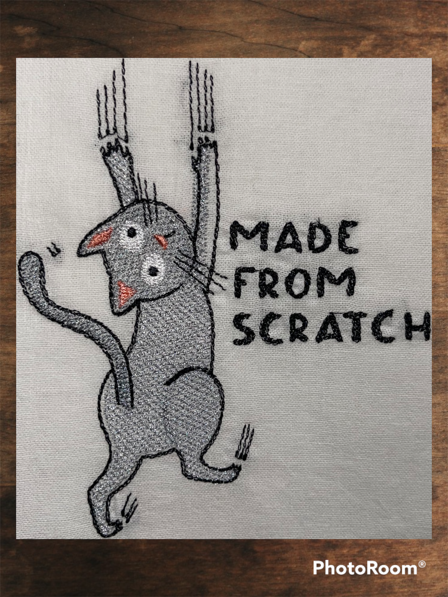 Made from Scratch Embroidered Kitchen Towel