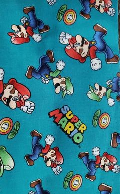 Super Mario Pencil Case Made from Licensed Super Mario Fabric
