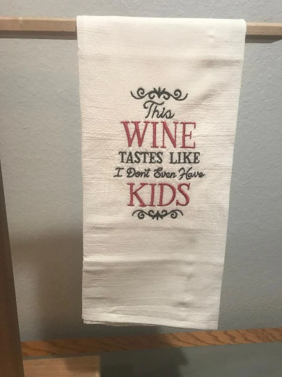 This Wine Tastes Like Embroidered Towel