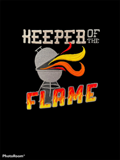 Keeper of the Flame Embroidered Apron