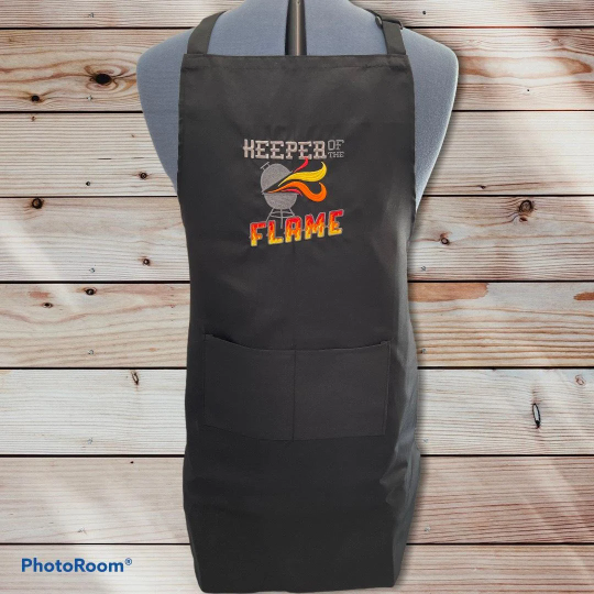 Keeper of the Flame Embroidered Apron