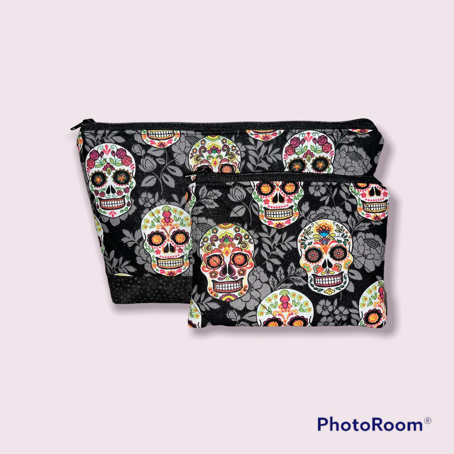 Sugar Skull Make Up Bag and Coin Purse