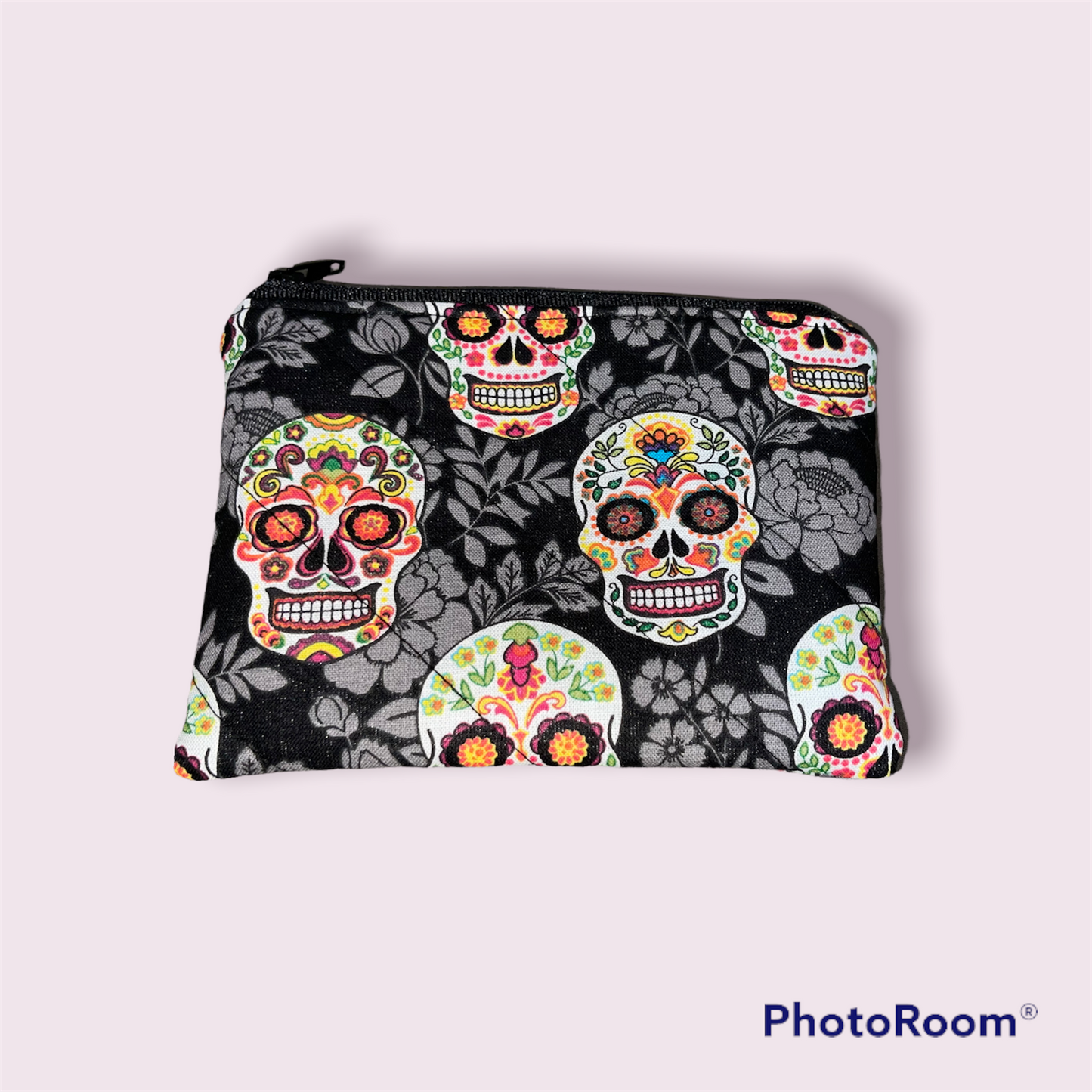 Sugar Skull Make Up Bag and Coin Purse